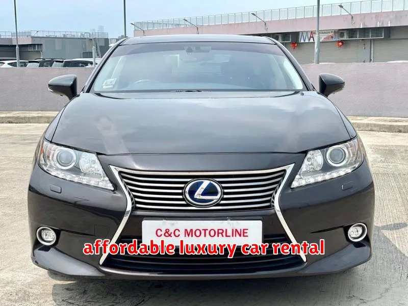affordable luxury car rental