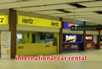 international car rental
