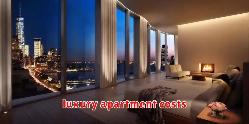 luxury apartment costs