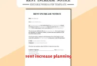 rent increase planning