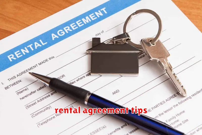 rental agreement tips