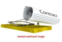 rental contract traps