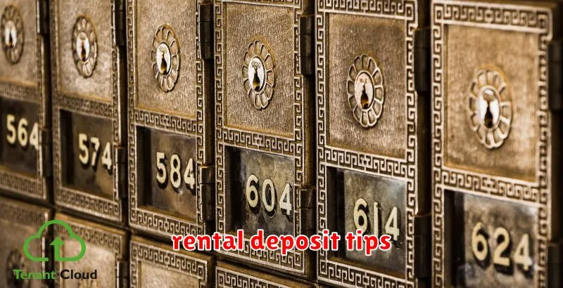 rental deposit tips