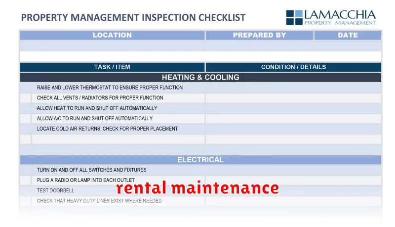 rental maintenance