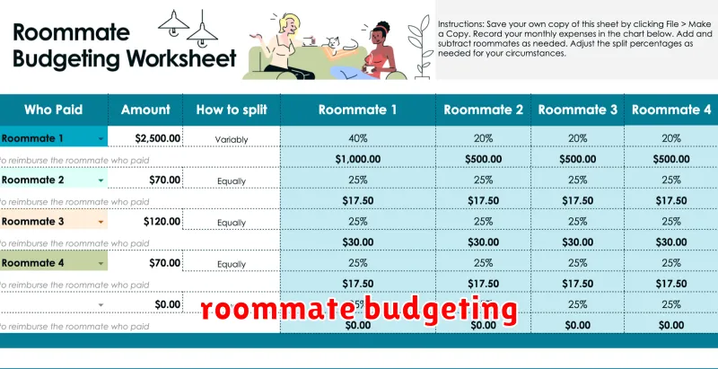 roommate budgeting