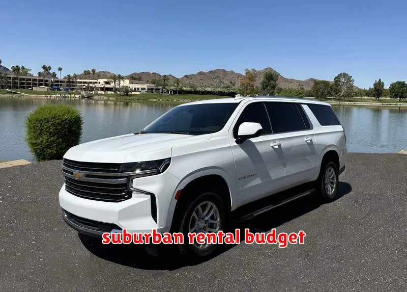 suburban rental budget